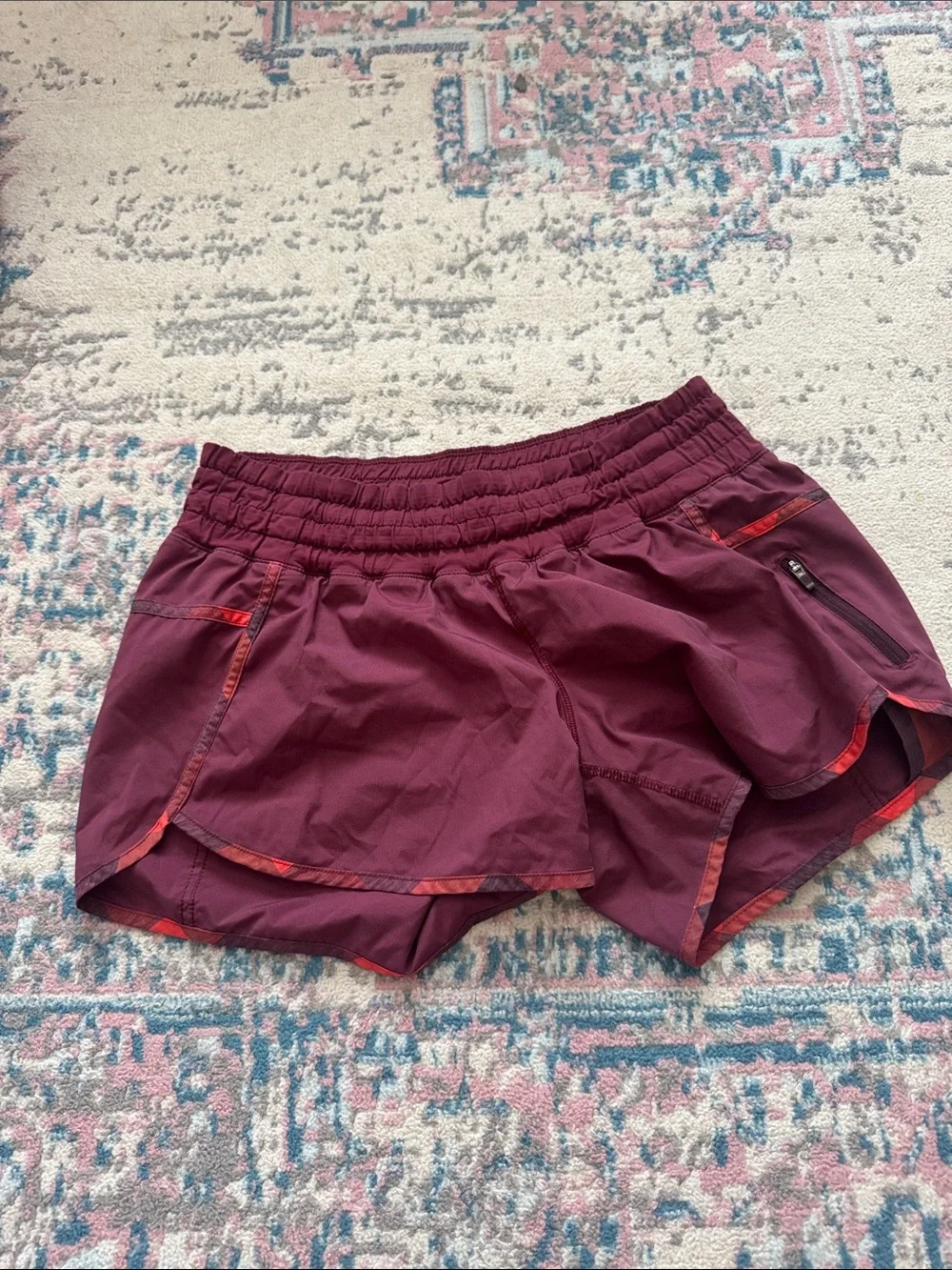 lululemon athletica Women's Burgundy Athletic Shorts